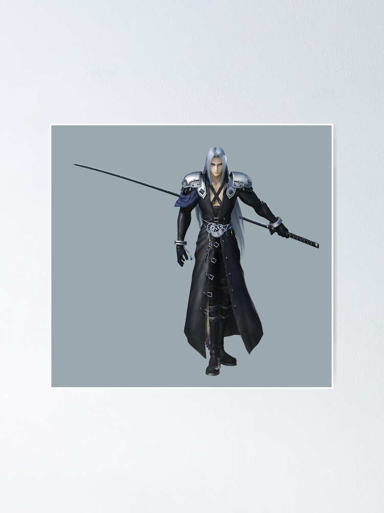 sephiroth dissidia nt final fantasy viii poster by superboris redbubble sephiroth dissidia nt final fantasy viii poster by superboris redbubble