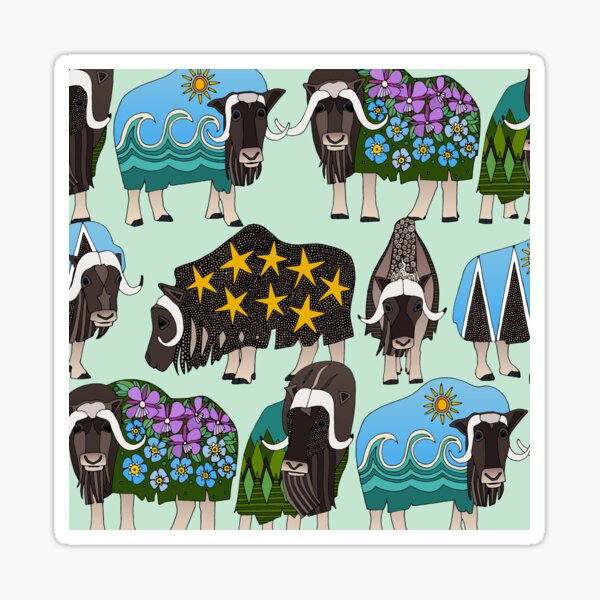 Item preview, Alaskan musk ox mint designed and sold by scrummy.