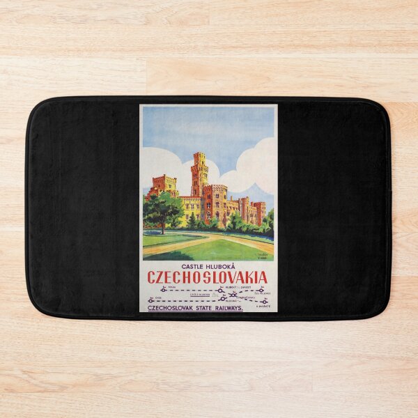 Item preview, Czechoslovakia retro poster designed and sold by CorasPosters.