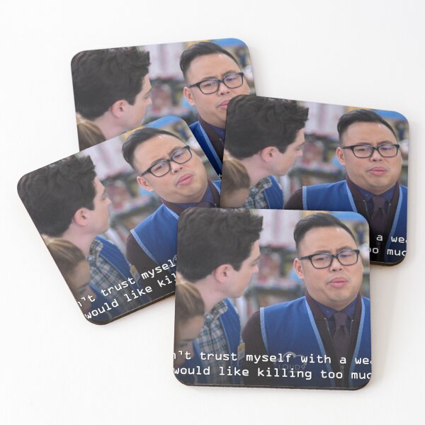 Item preview, Superstore - Mateo: I don't trust myself with a weapon designed and sold by Jack Schlaack.
