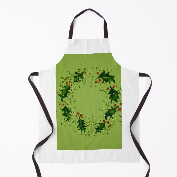 Item preview, Green Xmas wreath designed and sold by Elizabeth Moore Golding.