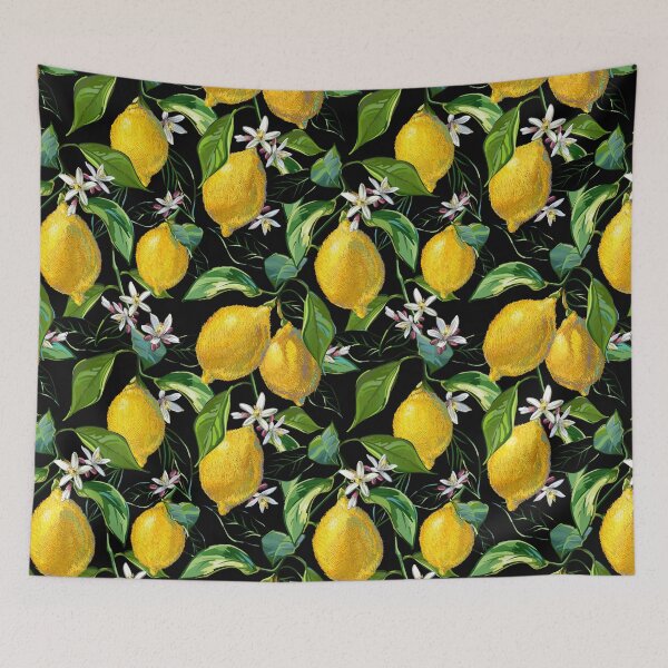 Item preview, Fresh Lemons | Black designed and sold by L Diane Johnson.