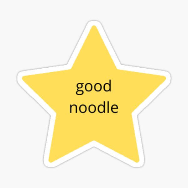 good noodle star Sticker