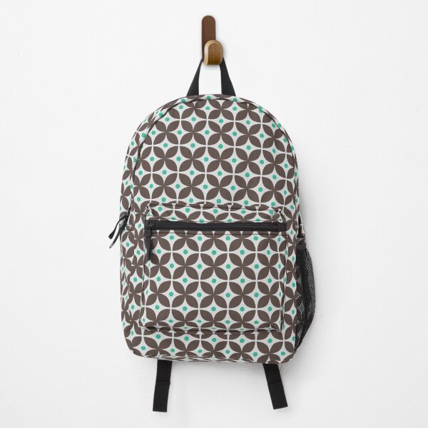 Item preview, Geometric Pattern: Stylised Flower: Brown designed and sold by Red Wolf.