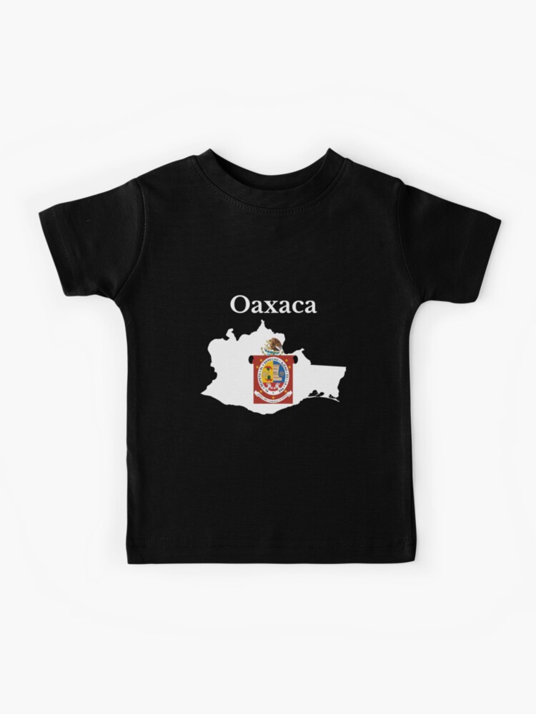 Oaxaca State Map Flag, Mexico