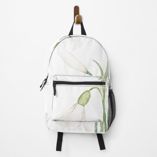 Item preview, hand painted angelic snowdrop flowers watercolor designed and sold by ColorandColor.