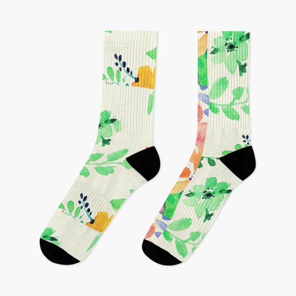 Item preview, Watercolor Flowers Pattern designed and sold by friendlyspoon.