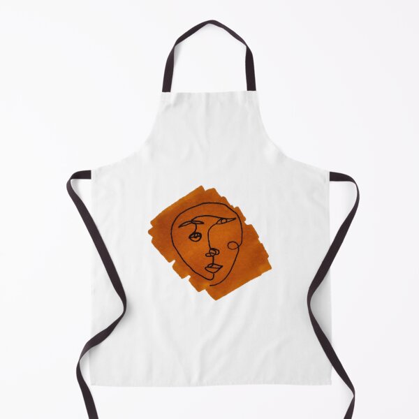 Item preview, Burnt Orange Color Sample Face Drawing designed and sold by Cassandra Chung.