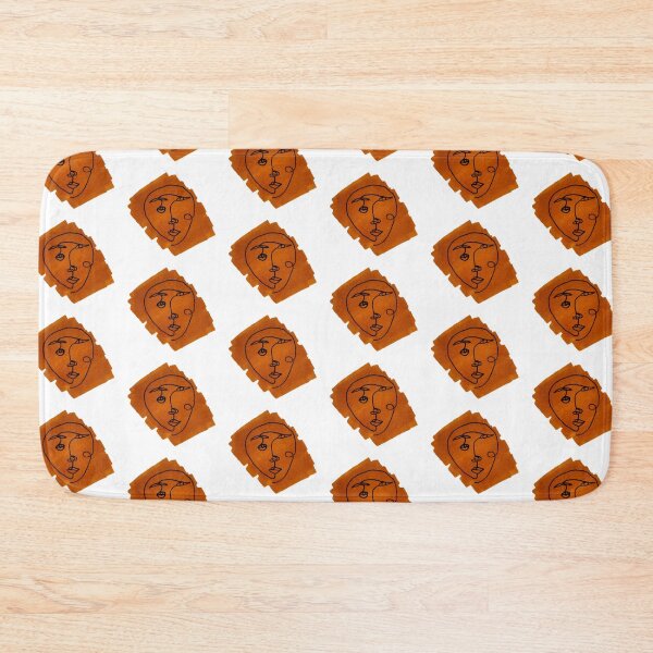 Item preview, Burnt Orange Color Sample Face Drawing designed and sold by Cassandra Chung.