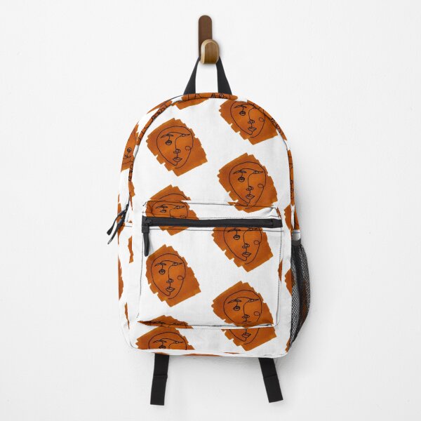 Item preview, Burnt Orange Color Sample Face Drawing designed and sold by Cassandra Chung.