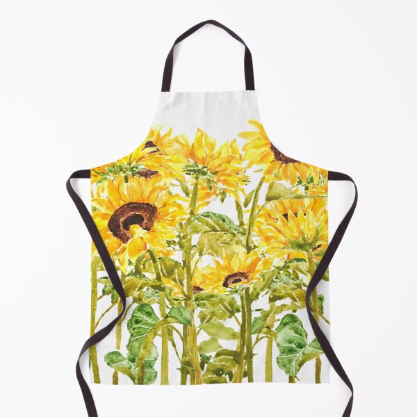 Item preview, hand painted yellow sunflower painting 2020 watercolor painting designed and sold by ColorandColor.