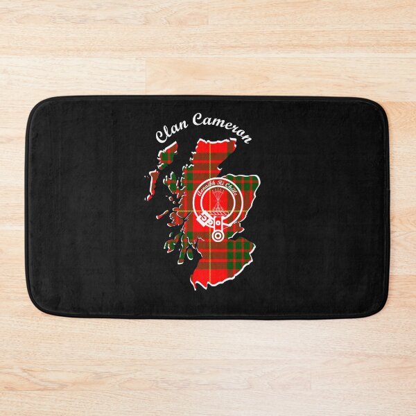 Item preview, Clan Cameron Scotland Map Crest designed and sold by BagTown Clans.