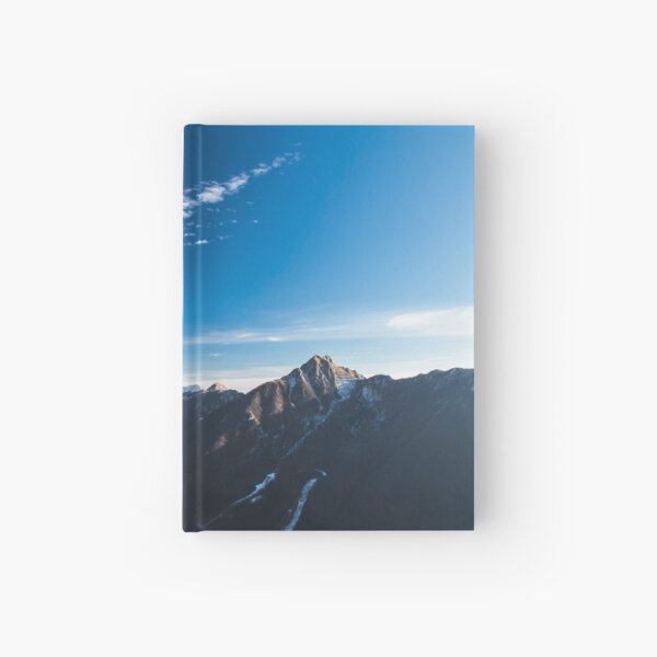 Autumn morning in the alps Hardcover Journal