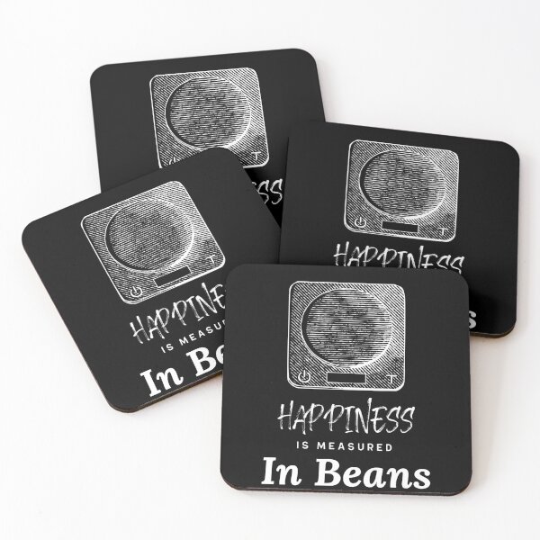 Item preview, Coffee Slogan Happiness Is Measured In Beans designed and sold by coffeecrewtees.