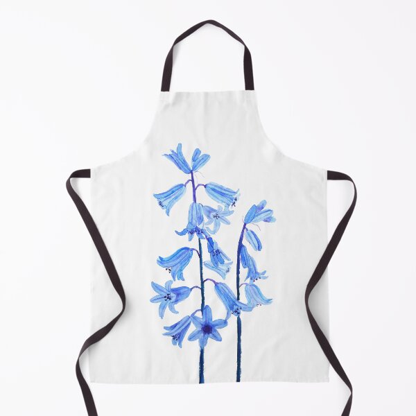 Item preview, hand painted Botanical bluebells flower watercolor designed and sold by ColorandColor.