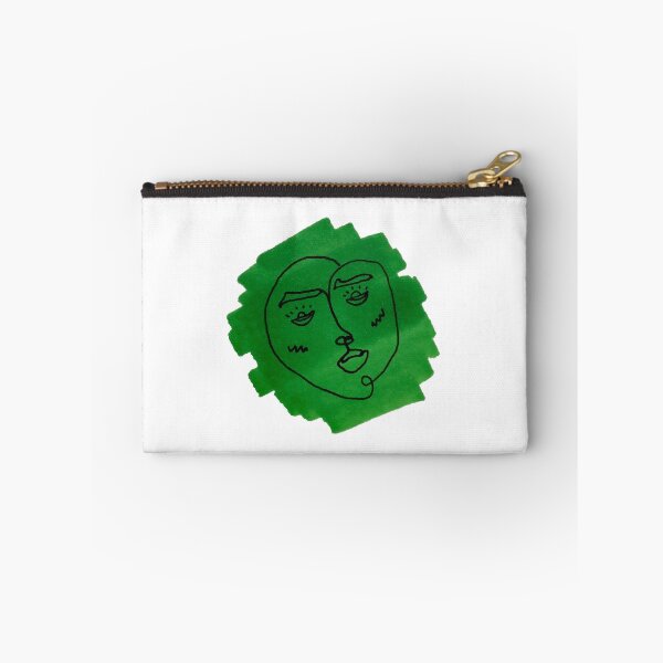 Item preview, Green Color Sample Face Drawing designed and sold by Cassandra Chung.