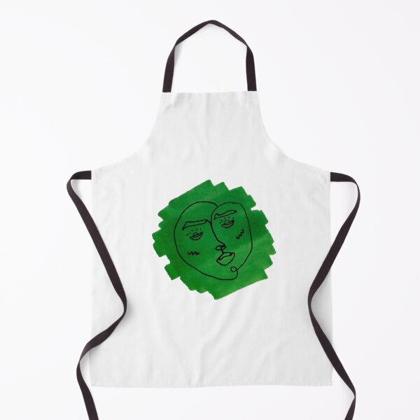 Item preview, Green Color Sample Face Drawing designed and sold by Cassandra Chung.
