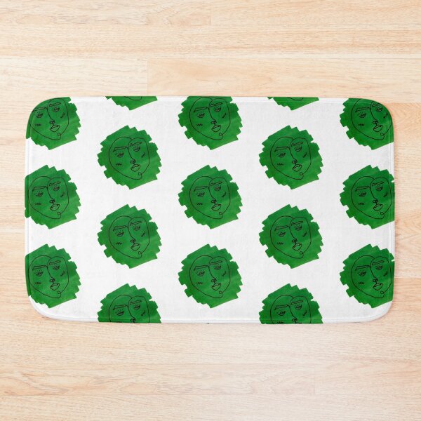 Item preview, Green Color Sample Face Drawing designed and sold by Cassandra Chung.