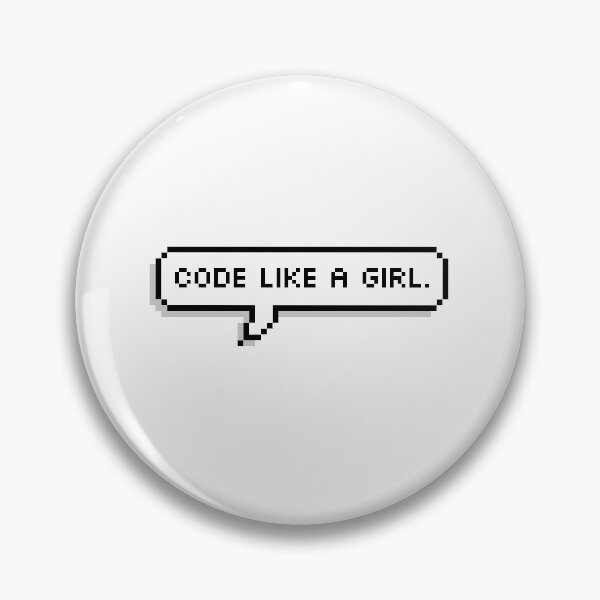 Item preview, CODE LIKE A GIRL. designed and sold by MadEDesigns.