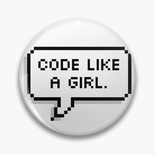 Item preview, CODE LIKE A GIRL. designed and sold by MadEDesigns.