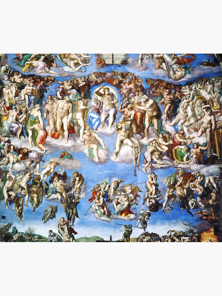 Michelangelo The Last Judgement by famousartists