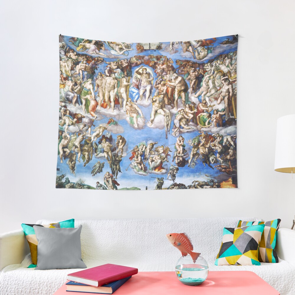 Michelangelo The Last Judgement Tapestry