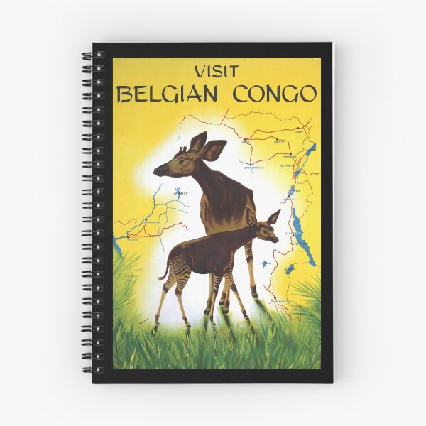 Item preview, Belgina Congo retro poster designed and sold by CorasPosters.