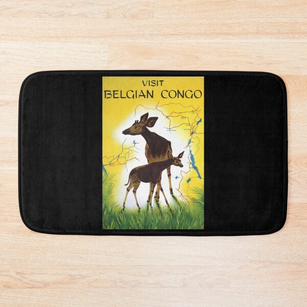 Item preview, Belgina Congo retro poster designed and sold by CorasPosters.