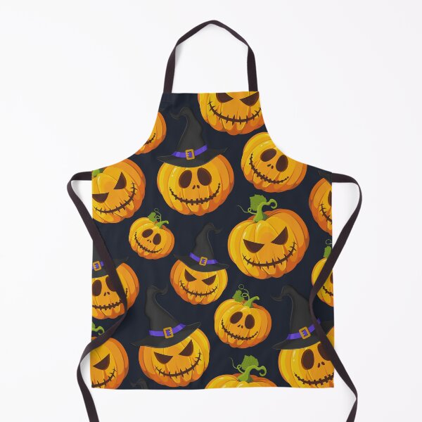 Item preview, Halloween Pumpkin Scary Smiling Faces designed and sold by fredgarden8.