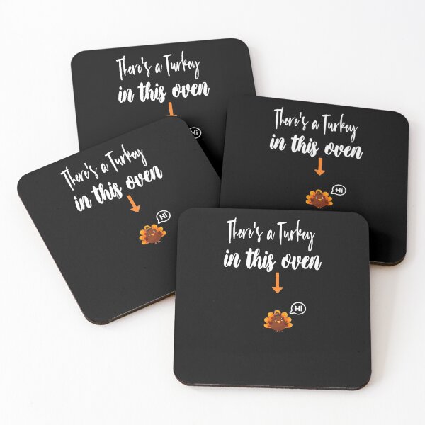 Item preview, Thanksgiving Pregnancy Announcement Gift - There's a Turkey in This Oven - Mom to Be Fall Thanksgiving Baby Reveal designed and sold by Run to Creations.