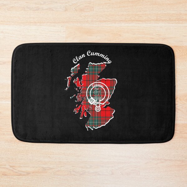 Item preview, Clan Cumming Scotland Map Crest designed and sold by BagTown Clans.