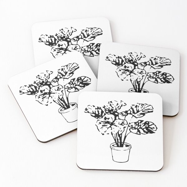 Item preview, Monstera Plant: Black and White designed and sold by moodpixel.