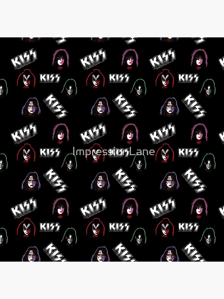 KISS Faces & Logo Pattern by ImpressionLane