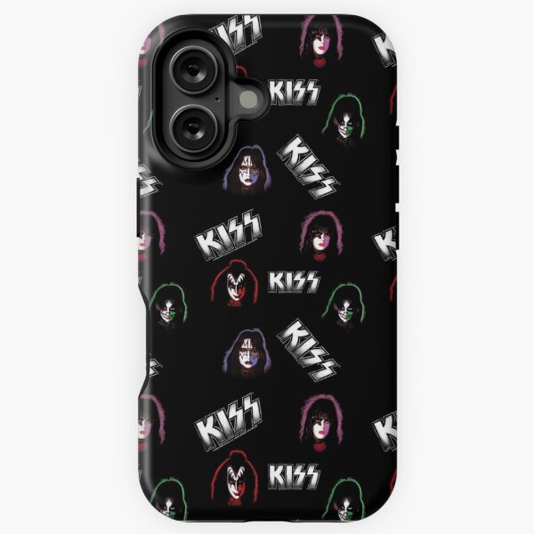 Item preview, KISS Faces & Logo Pattern designed and sold by ImpressionLane.
