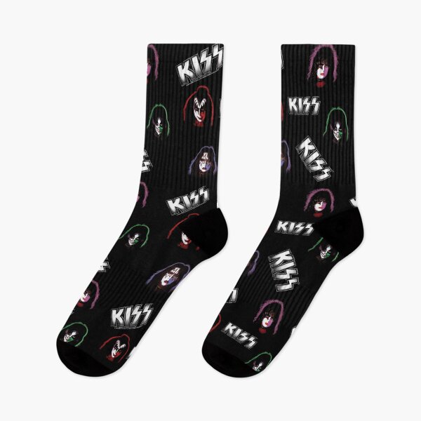 Item preview, KISS Faces & Logo Pattern designed and sold by ImpressionLane.