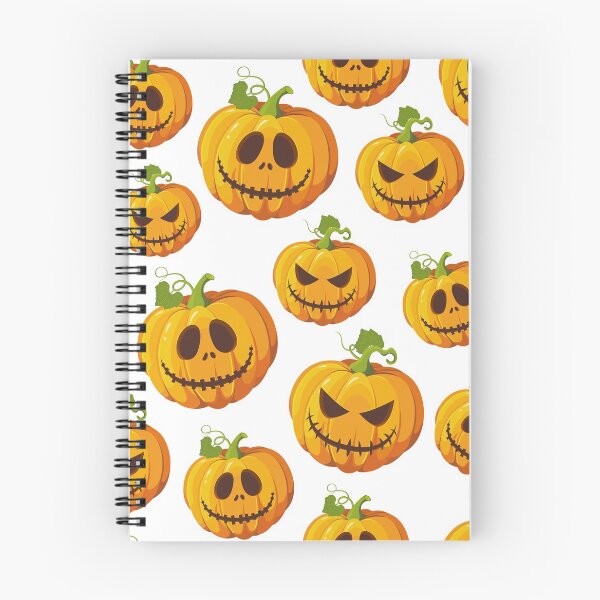 Item preview, Halloween Orange Pumpkin Smiling Faces designed and sold by fredgarden8.