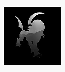 Absol Mountain Silhouette Photographic Print