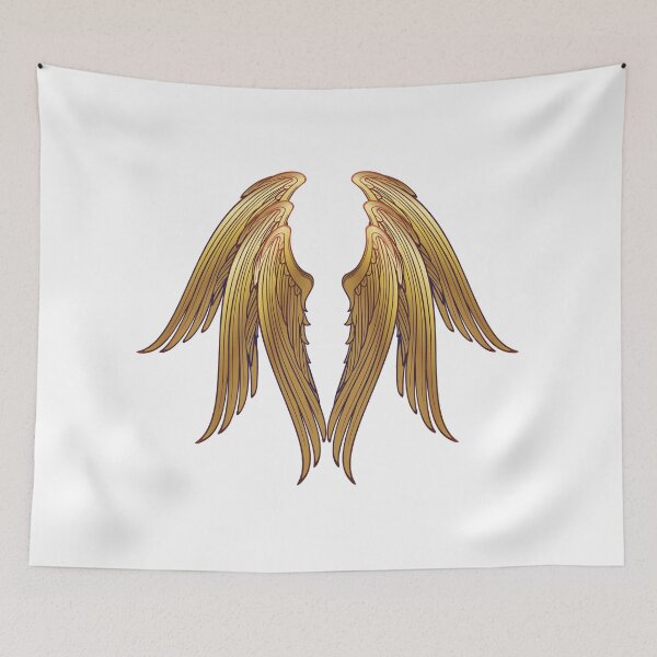 Item preview, Golden winged angel designed and sold by MegDeRoyale.