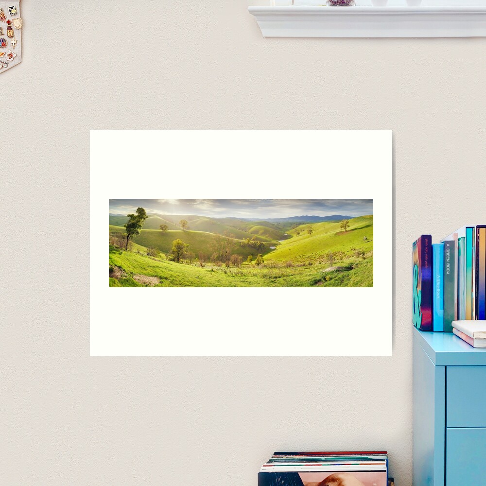 Buchan Valley Dawn, Victoria, Australia Art Print