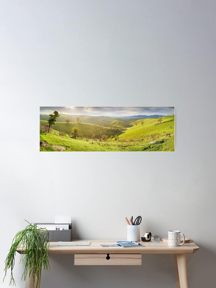 Thumbnail 2 of 3, Poster, Buchan Valley Dawn, Victoria, Australia designed and sold by Chockstone.