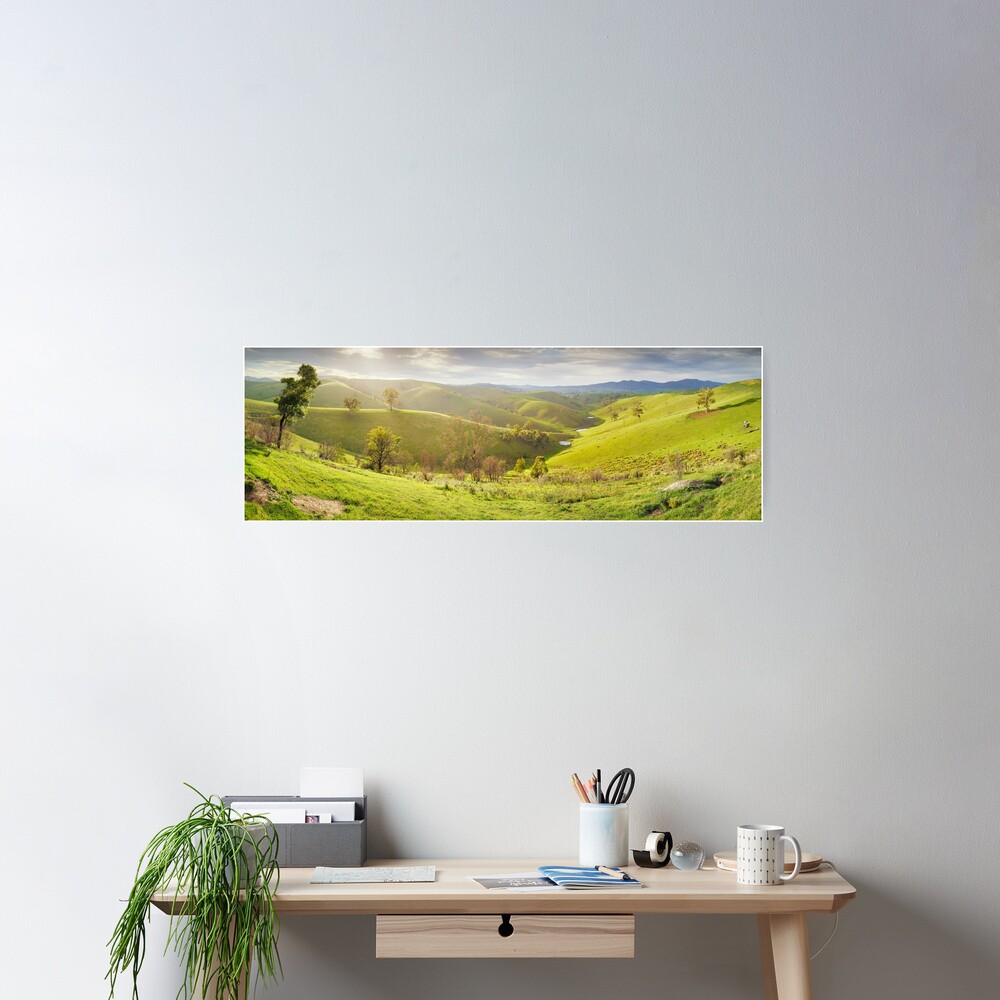 Buchan Valley Dawn, Victoria, Australia Poster