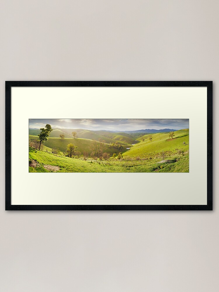 Alternate view of Buchan Valley Dawn, Victoria, Australia Framed Art Print