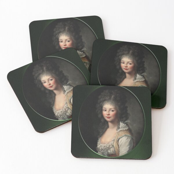 Item preview, Portrait Of A Young Lady by Johann Friedrich August Tischbein Old Masters Classical Fine Art Reproduction designed and sold by Xzendor7 Digital Art Creations.