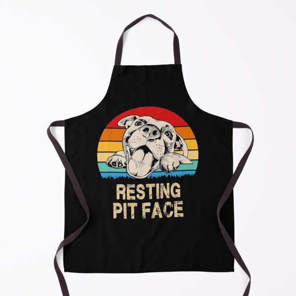 Item preview, Vintage retro resting pit face funny pittie gift for women men pitbull dog lover designed and sold by Victoria6424.