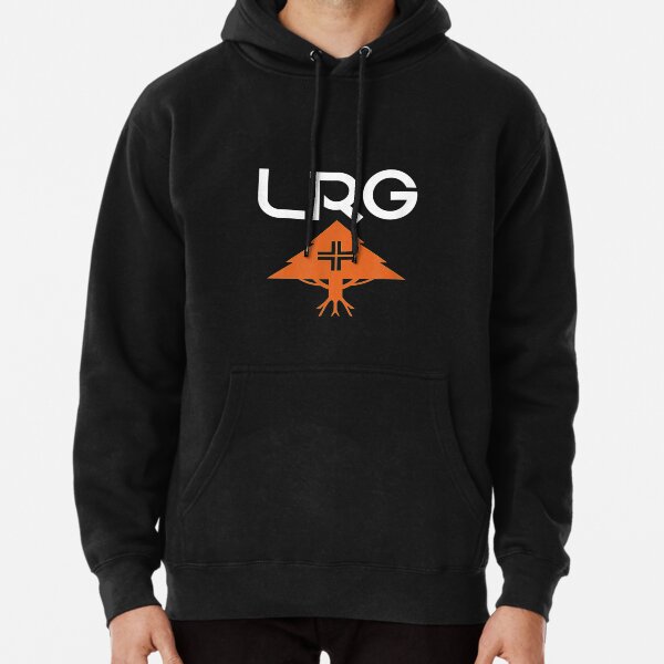 LRG Stacked Logo Hoodie Heather Grey