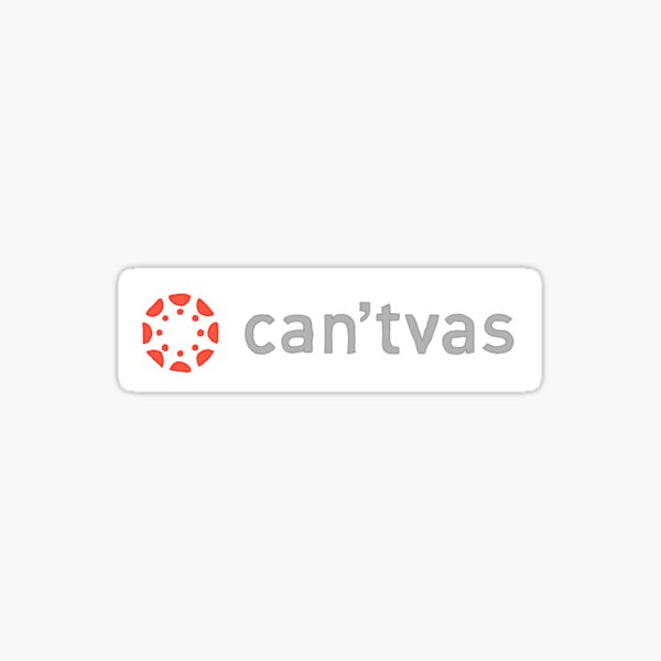 can'tvas Sticker