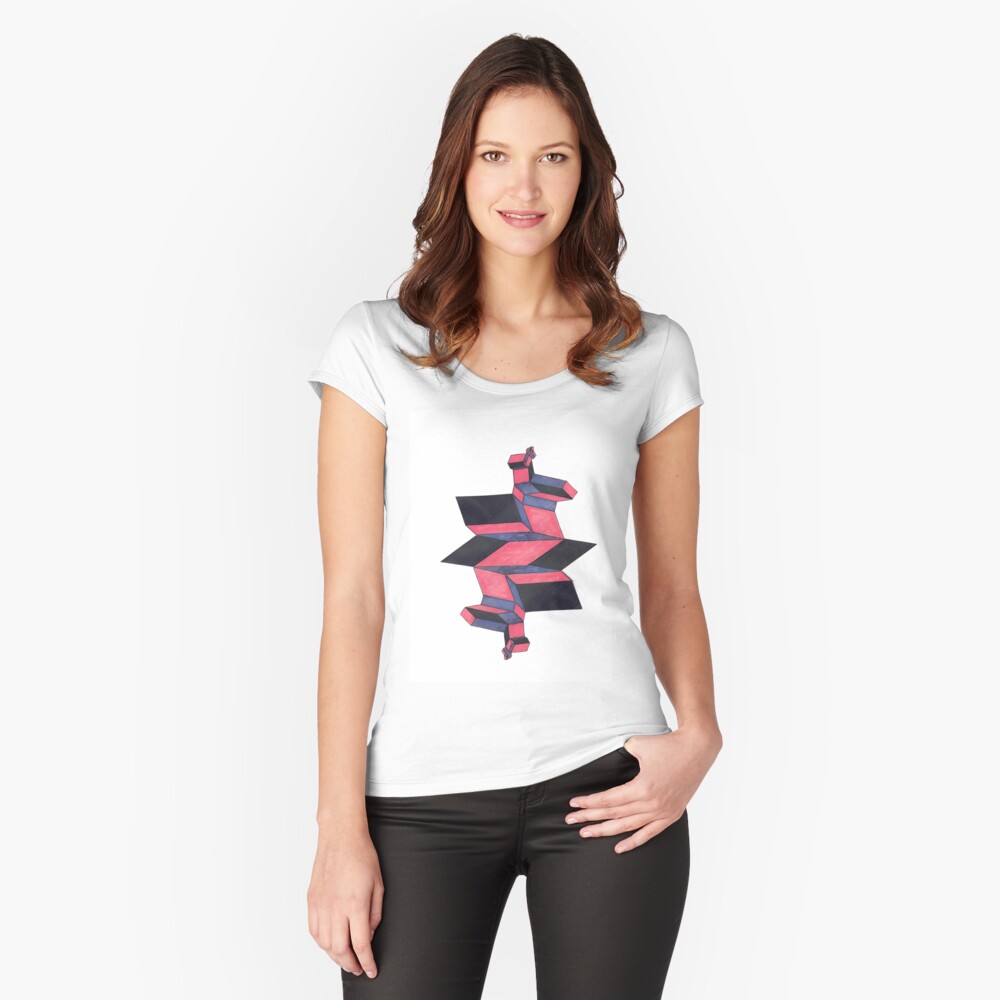 Item preview, Fitted Scoop T-Shirt designed and sold by DAVIDLIBERTY.