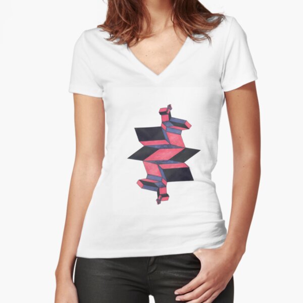 Fitted V-Neck T-Shirt