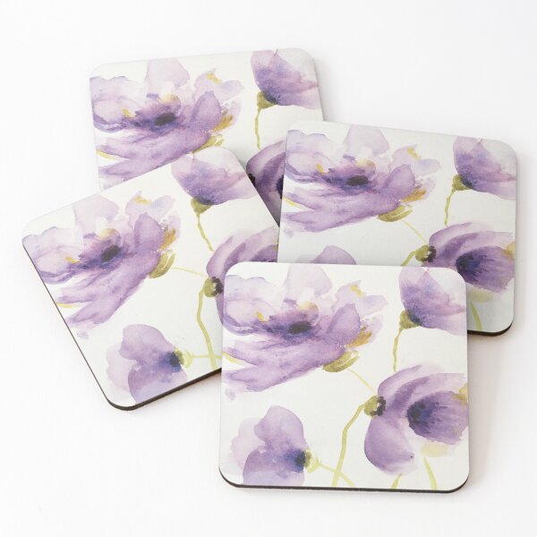 Item preview, Purple Poppy Painting designed and sold by Jenie Yolland.