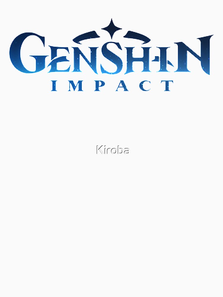 "Genshin impact logo" T-shirt by Kiroba | Redbubble